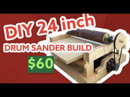 homemade drum sander 24 inch drum