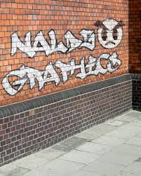 create a realistic graffiti text and