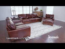 furniture landmark leather sofa