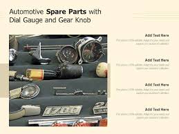 automotive spare parts with dial gauge