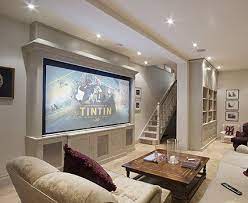 Small Basement Design Home Cinema Room