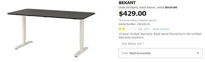 Ikea Bekant Standing Desk Experts Review