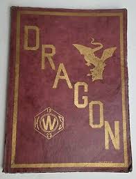 rare antique 1922 dragon warren high