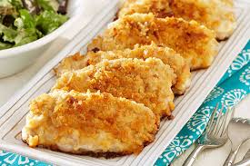 breaded fried pork chops with mixed