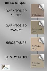 Benjamin Moore Taupe Paint Colors A
