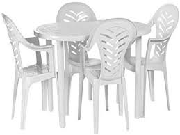 plastic chairs tables s in