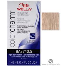 Wella Color Charm Permanent Liquid Hair Color 8a 740 5 Light Ash Blonde
