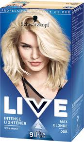 Wash your hair with one of the following rinses. 00b Max Blonde Hair Dye By Live