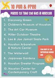 free places to take the kids in houston