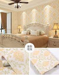 Wallpaper Dinding Batik Gold Kecil