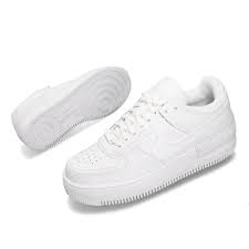 Details About Nike Wmns Af1 Shadow Air Force 1 Triple White Women Platform Shoes Ci0919 100
