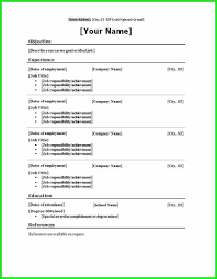 Resume Template Blank Pdf Planner And Throughout Free Free Blank