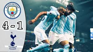 Tottenham vs man city live: Manchester City Vs Tottenham 4 1 Premier League 2017 18 Youtube