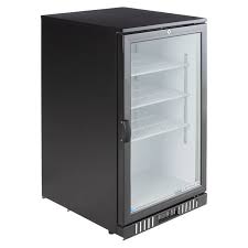 Black Countertop Display Refrigerator