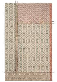 blockprint tribal indian rug with