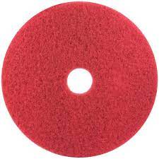 3m 5100 20 red buffing floor pad 5 case