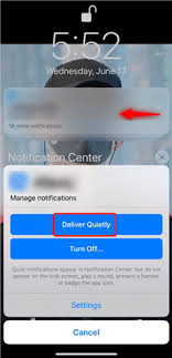 deliver quietly on notification