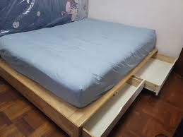 Ikea Mandal Queen Size Bed Furniture