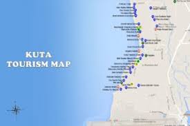 bali map describes favourite tourists