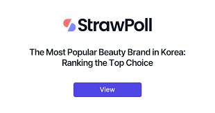 the most por beauty brand in korea