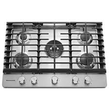 kitchenaid 30 in. gas cooktop in