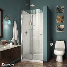 Aqua Fold Bi Fold Shower Door With Base