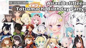 Airani Iofifteen Totsumachi Birthday Party, From Hololive JP Cut【Hololive  English Sub】 - YouTube