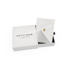 white paper box jewelry gift custom ng