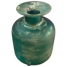 italian midcentury murano glass vase by