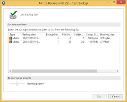 how to create a mirror with zip backup