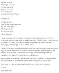 Cover Letter Part Time Job Sample Cover Letters For Part Time Jobs