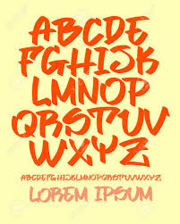 8 Graffiti Alphabet Letters Free Psd