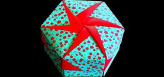 how to make an origami gift box lid