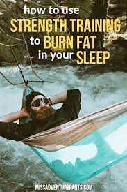 how to burn fat while you sleep with