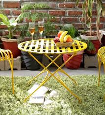 Lisheen Outdoor Table In Yellow
