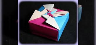 how to fold a geometric origami gift box with an abstract design origami wonderhowto