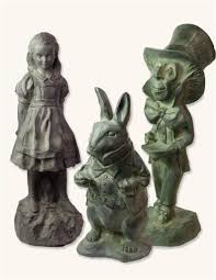 Great detailing and cast in weather resistant and frostproof high quality resin with an. Alice In Wonderland Statue Set Alice In Wonderland Garden Alice In Wonderland Storybook Gardens