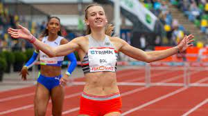 Femke bol (born 23 february 2000) is a dutch track and field athlete who specializes in the 400 metres hurdles and 400 metres. Bol Wins In New National Record 400 Meters Hurdles In Diamond League Teller Report