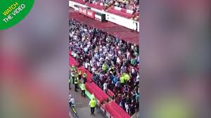 The bloke ran up the steps and into the concourse. Steve Bruce Backed By Managers Chief And Calls On Cabbage Throwing Troll To Be Banned From Aston Villa For Life Irish Mirror Online