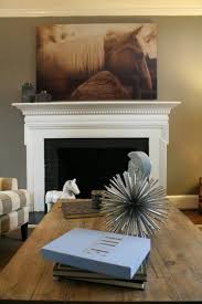fireplace trim contemporary living