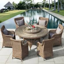Round 6 Seater Outdoor Dining Set