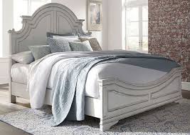 magnolia manor king size panel bed