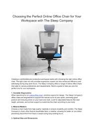 office chair for your worke