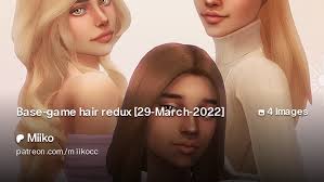 base game hair redux 29 march 2022