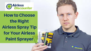 How To Choose The Right Airless Spray Tip For Your Airless Paint Sprayer