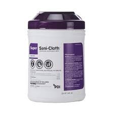 super sani cloth surface disinfectant wipe 160 count