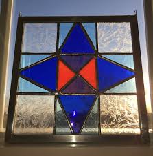 Stained Glass Hanging Panel Suncatcher