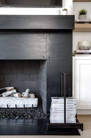 Black Fireplace Mantels