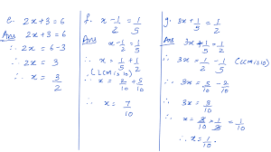 Math Ch 8 Linear Equation In One Variable