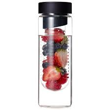 flavour it glass water bottle fruit